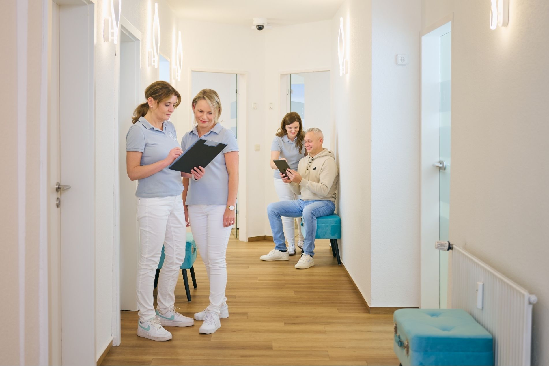 Flur Praxis Kardiologie Schneider